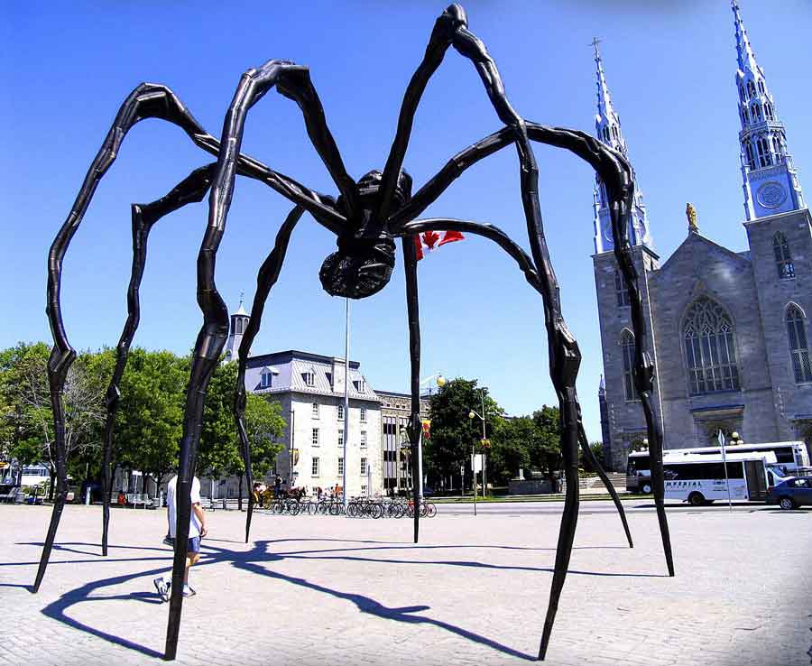 Maman at the Guggenheim Museum in Bilbao, Spain
