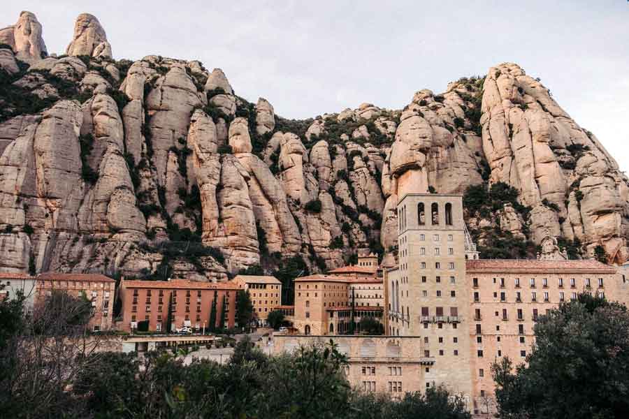 The Montserrat Mountain and Montserrat Monastery